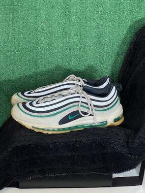 Nike Air Max 97 'Stadium Green' Sneakers Size 11 (921826-021)